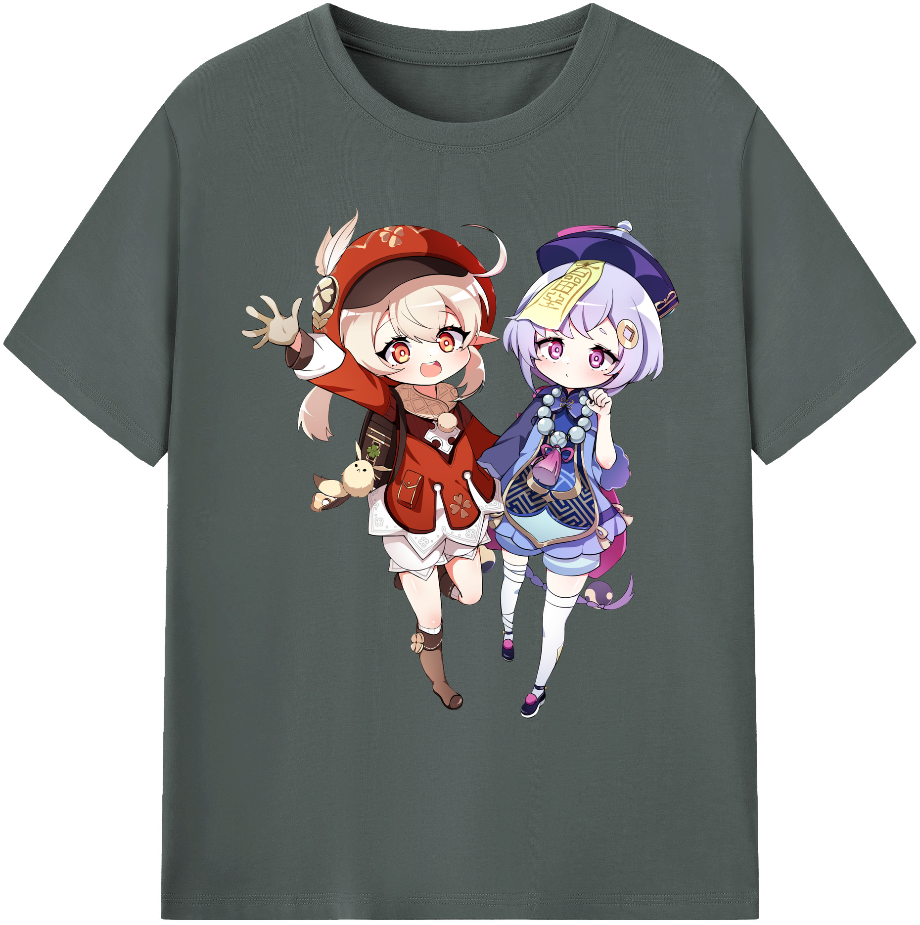 げんし神 七七 なな  genshin Nana 綿100％ メンズ半袖Tシャツ｜肌触りやわらか＆通気性